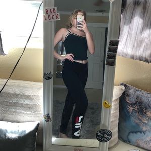 Black fila leggings